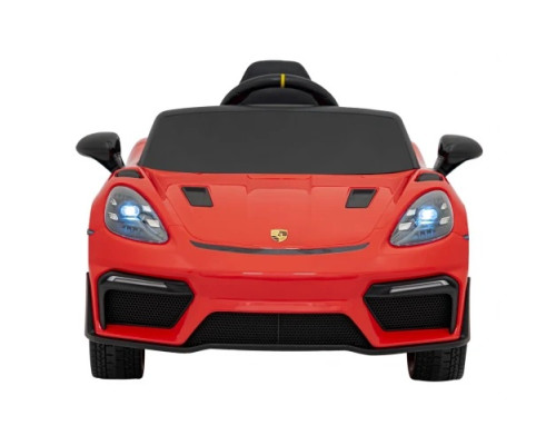 Дитяча акумуляторна машинка Porsche 718 MP4 Червона