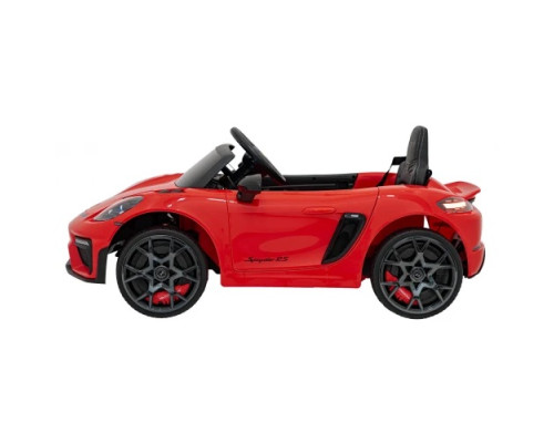 Дитяча акумуляторна машинка Porsche 718 MP4 Червона