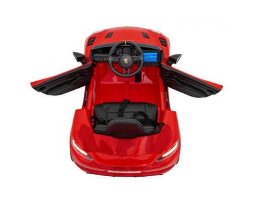 Дитяча акумуляторна машинка Porsche 718 MP4 Червона
