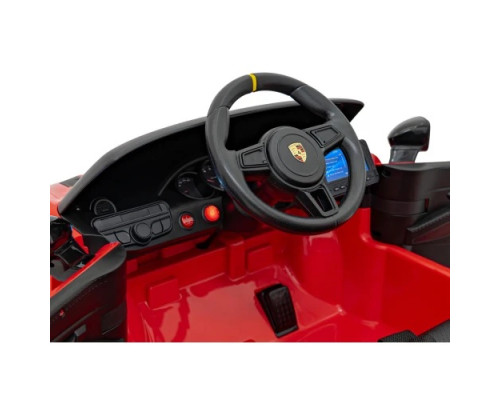 Дитяча акумуляторна машинка Porsche 718 MP4 Червона
