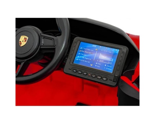 Дитяча акумуляторна машинка Porsche 718 MP4 Червона