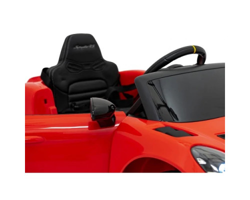 Дитяча акумуляторна машинка Porsche 718 MP4 Червона