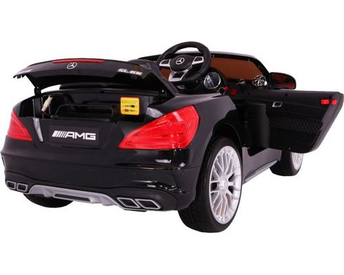 Дитяча акумуляторна машинка Mercedes Benz AMG SL65 S Чорна