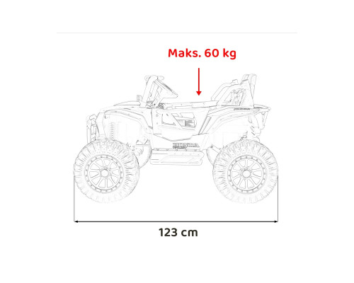 Дитячий акумуляторний позашляховик HONDA 4x4 Зелений Дитячий акумуляторний позашляховик HONDA 4x4 Зелений