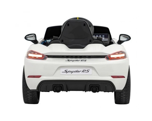 Дитяча акумуляторна машинка Porsche 718 фарбована Біла