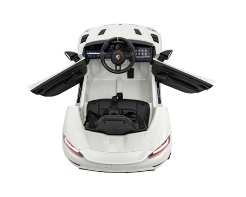 Дитяча акумуляторна машинка Porsche 718 фарбована Біла