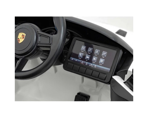 Дитяча акумуляторна машинка Porsche 718 фарбована Біла