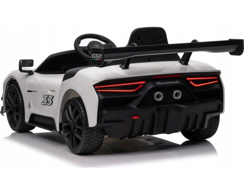 Дитяча акумуляторна машинка Maserati MC20 GT2 Біла