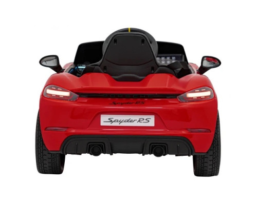 Дитяча акумуляторна машинка Porsche 718 фарбована Червона