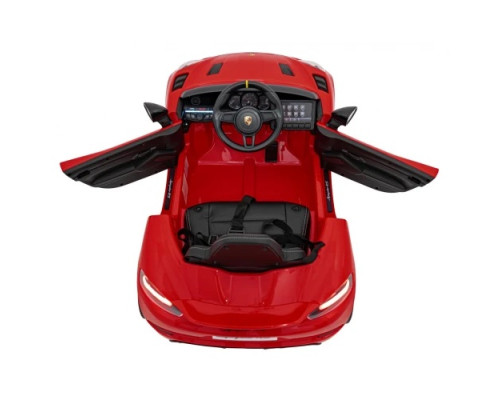 Дитяча акумуляторна машинка Porsche 718 фарбована Червона