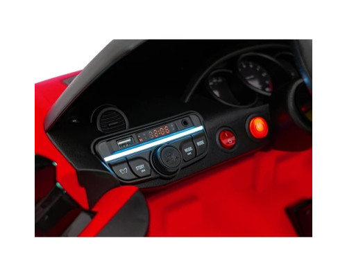 Дитяча акумуляторна машинка Porsche 718 фарбована Червона