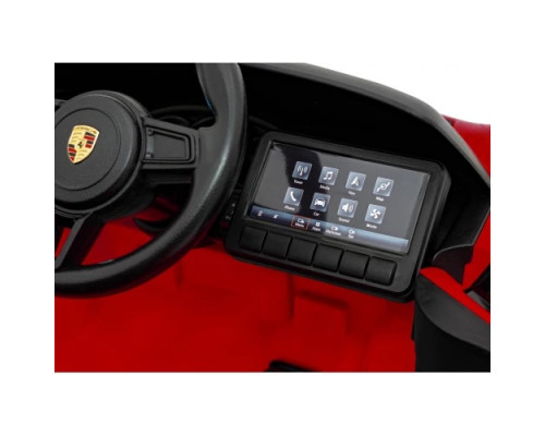 Дитяча акумуляторна машинка Porsche 718 фарбована Червона