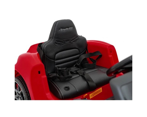 Дитяча акумуляторна машинка Porsche 718 фарбована Червона