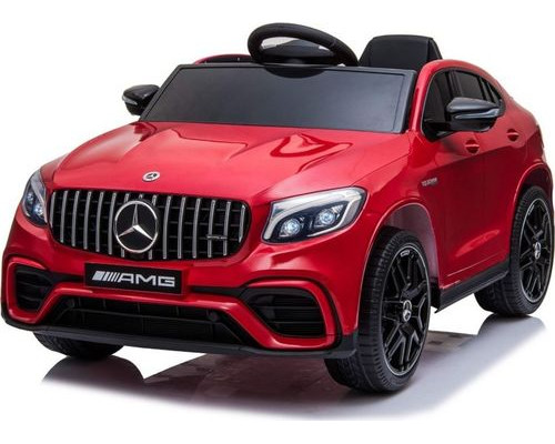 Дитяча акумуляторна машинка Mercedes Benz GLC63S Червона