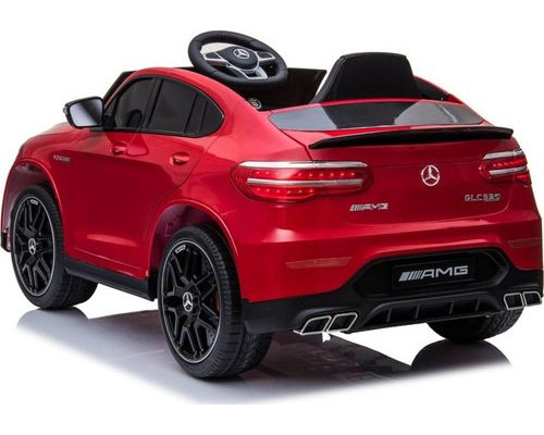 Дитяча акумуляторна машинка Mercedes Benz GLC63S Червона