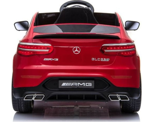 Дитяча акумуляторна машинка Mercedes Benz GLC63S Червона