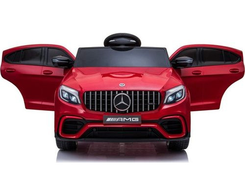 Дитяча акумуляторна машинка Mercedes Benz GLC63S Червона