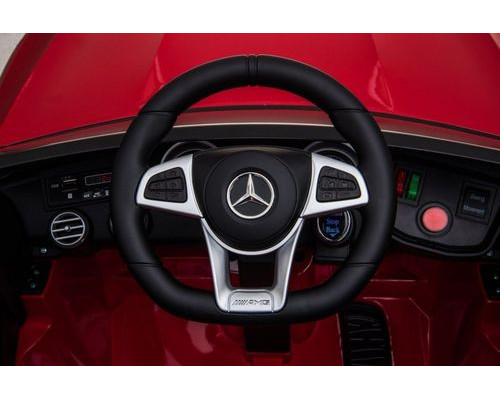Дитяча акумуляторна машинка Mercedes Benz GLC63S Червона
