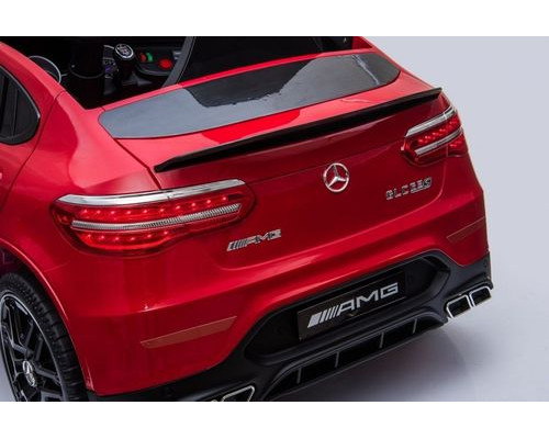 Дитяча акумуляторна машинка Mercedes Benz GLC63S Червона
