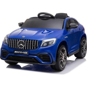 Дитяча акумуляторна машинка Mercedes Benz GLC63S Синя