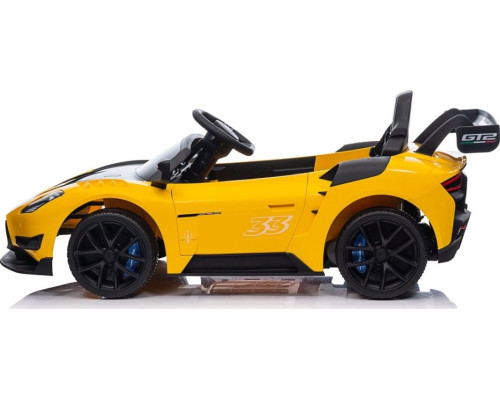 Дитяча акумуляторна машинка Maserati MC20 GT2 Жовта
