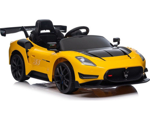 Дитяча акумуляторна машинка Maserati MC20 GT2 Жовта