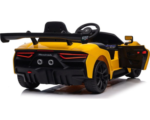 Дитяча акумуляторна машинка Maserati MC20 GT2 Жовта