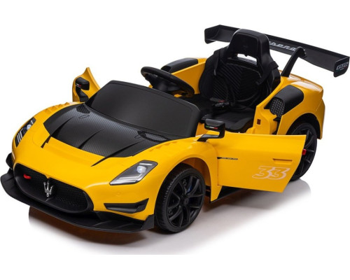 Дитяча акумуляторна машинка Maserati MC20 GT2 Жовта