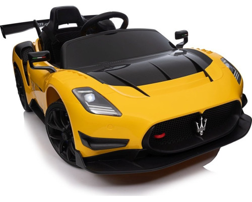 Дитяча акумуляторна машинка Maserati MC20 GT2 Жовта