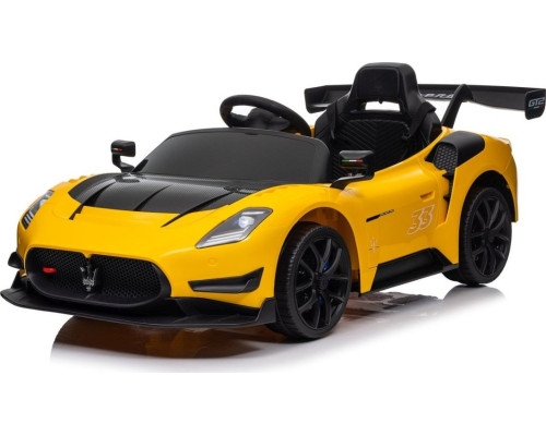 Дитяча акумуляторна машинка Maserati MC20 GT2 Жовта