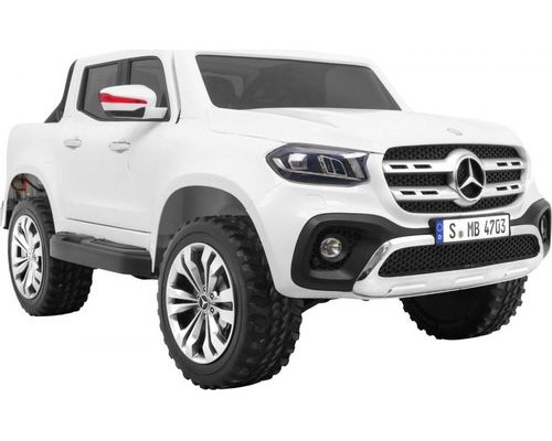 Дитяча акумуляторна машинка Mercedes Benz X-Class Біла