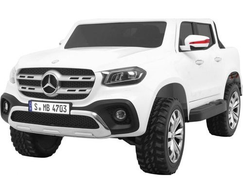 Дитяча акумуляторна машинка Mercedes Benz X-Class Біла