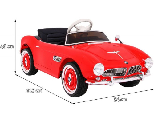 Дитяча акумуляторна машинка BMW 507 Retro Червона