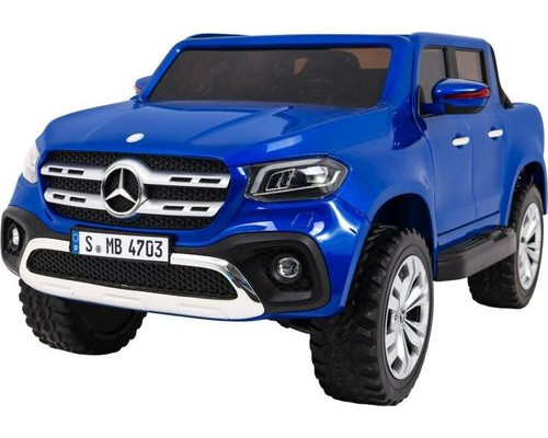 Дитяча акумуляторна машинка Mercedes Benz X-Class Синя