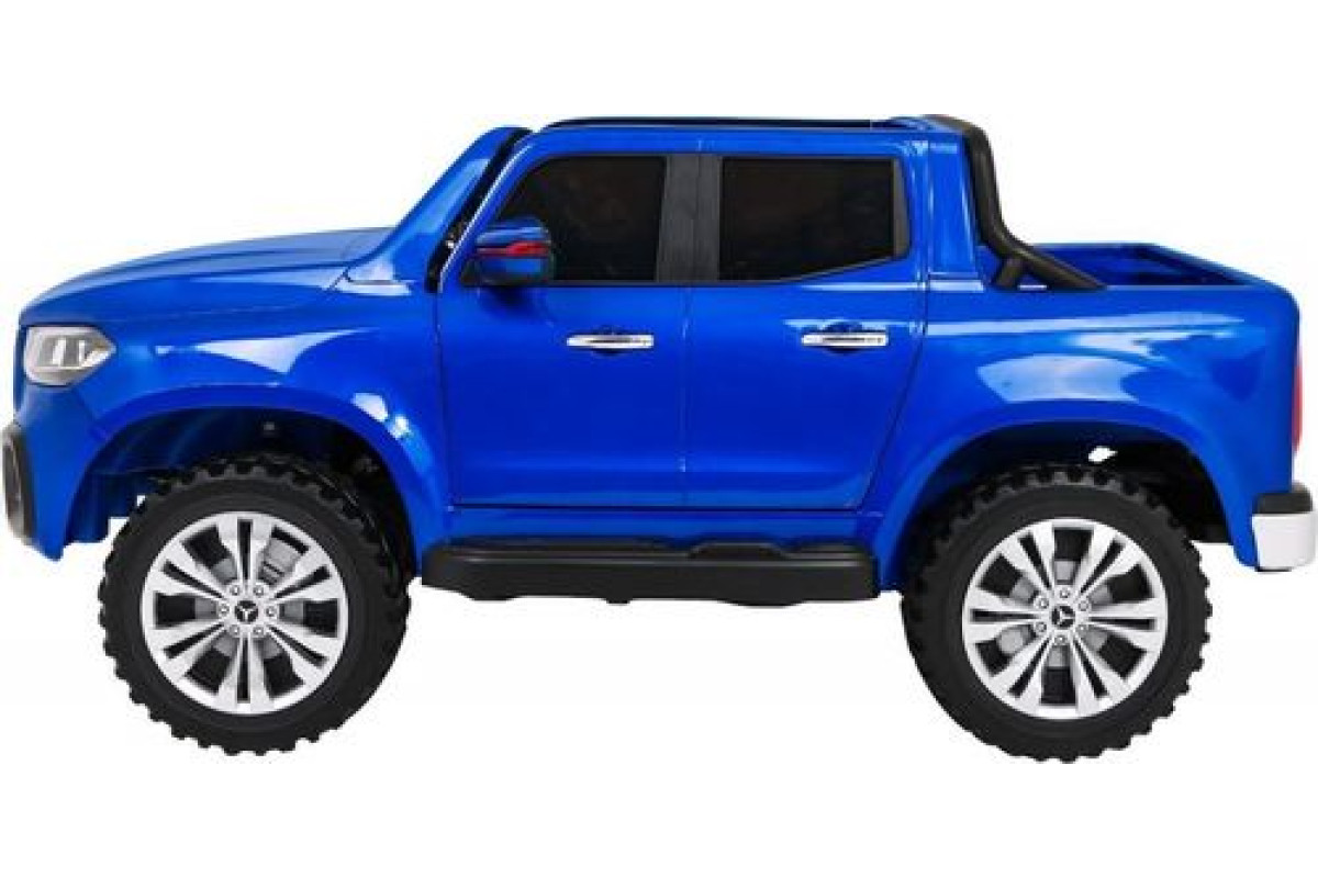 Дитяча акумуляторна машинка Mercedes Benz X-Class Синя