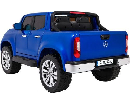 Дитяча акумуляторна машинка Mercedes Benz X-Class Синя