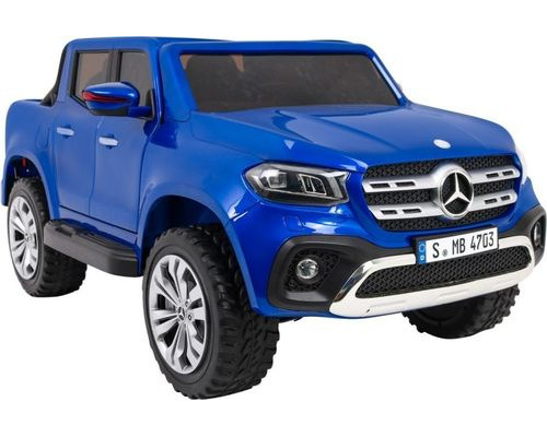 Дитяча акумуляторна машинка Mercedes Benz X-Class Синя
