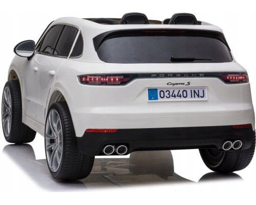Дитяча акумуляторна машинка Porsche Cayenne S Біла
