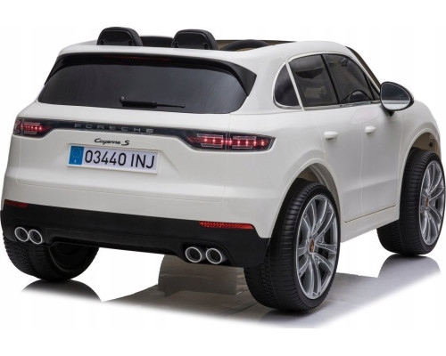 Дитяча акумуляторна машинка Porsche Cayenne S Біла