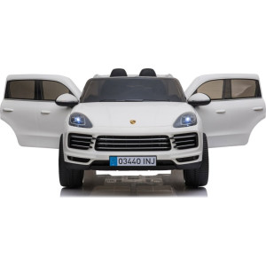 Дитяча акумуляторна машинка Porsche Cayenne S Біла