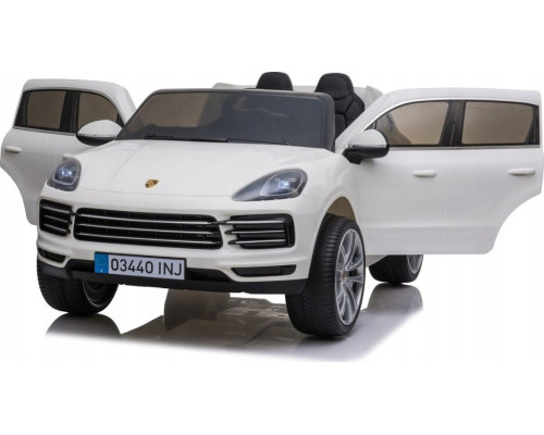 Дитяча акумуляторна машинка Porsche Cayenne S Біла