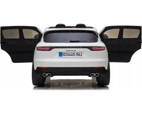 Дитяча акумуляторна машинка Porsche Cayenne S Біла