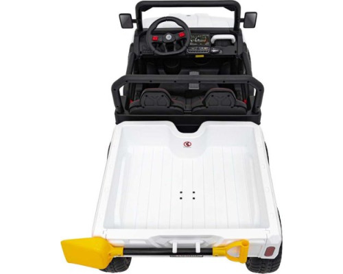 Дитяча акумуляторна машинка фермерська Speed 900 Біла