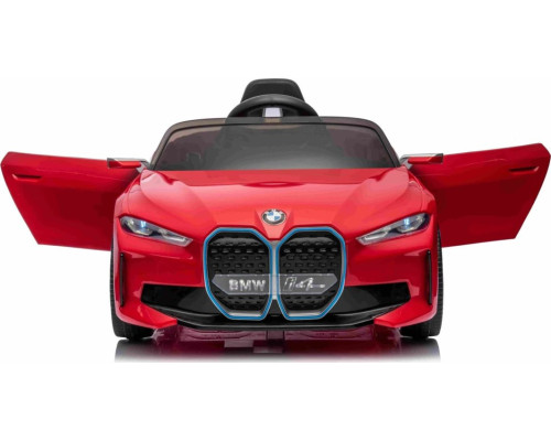 Дитяча акумуляторна машинка BMW i4 для дітей Червона