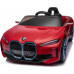 Дитяча акумуляторна машинка BMW i4 для дітей Червона