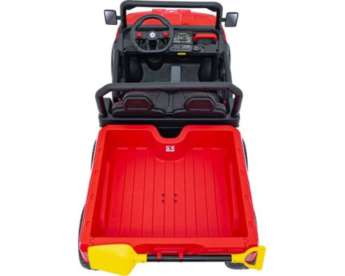 Дитяча акумуляторна машинка фермерська Speed 900 Червона