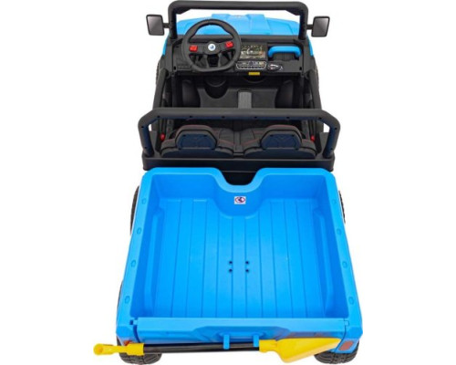 Дитяча акумуляторна машинка фермерська Speed 900 Синя