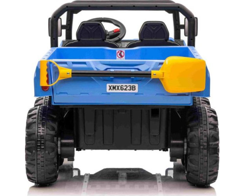 Дитяча акумуляторна машинка фермерська Speed 900 Синя