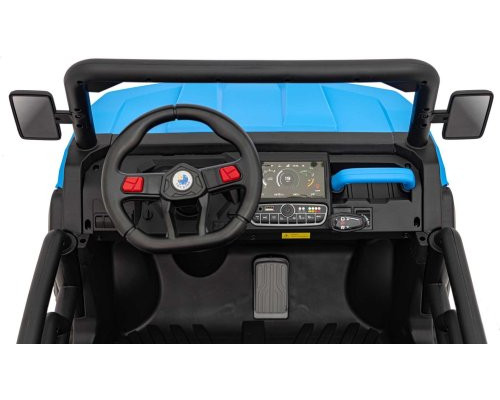 Дитяча акумуляторна машинка фермерська Speed 900 Синя