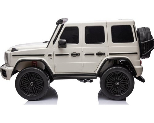 Дитяча акумуляторна машинка Mercedes Benz G63 AMG XXL Біла Дитяча акумуляторна машинка Mercedes Benz G63 AMG XXL Біла